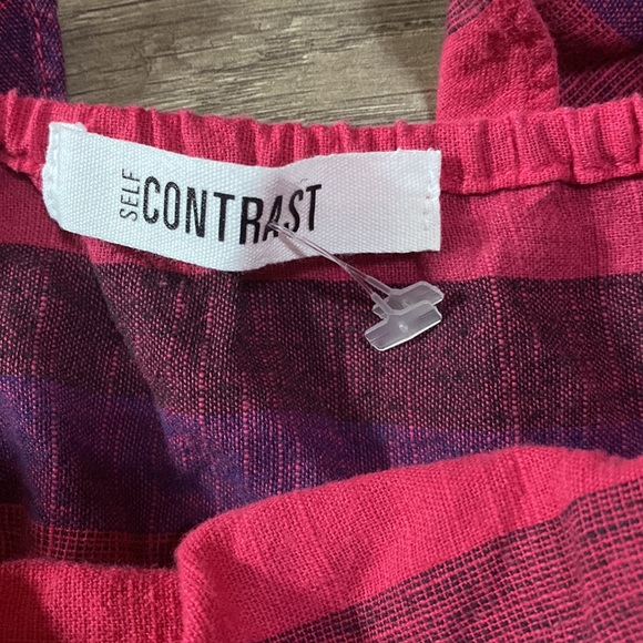 Self Contrast stripe Romper - Picture 5 of 8